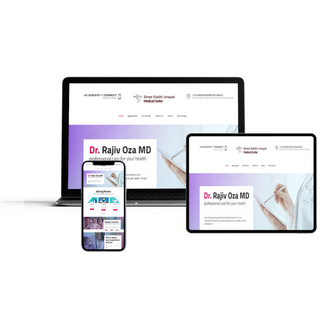 SVMC hospital web design & Devlopment